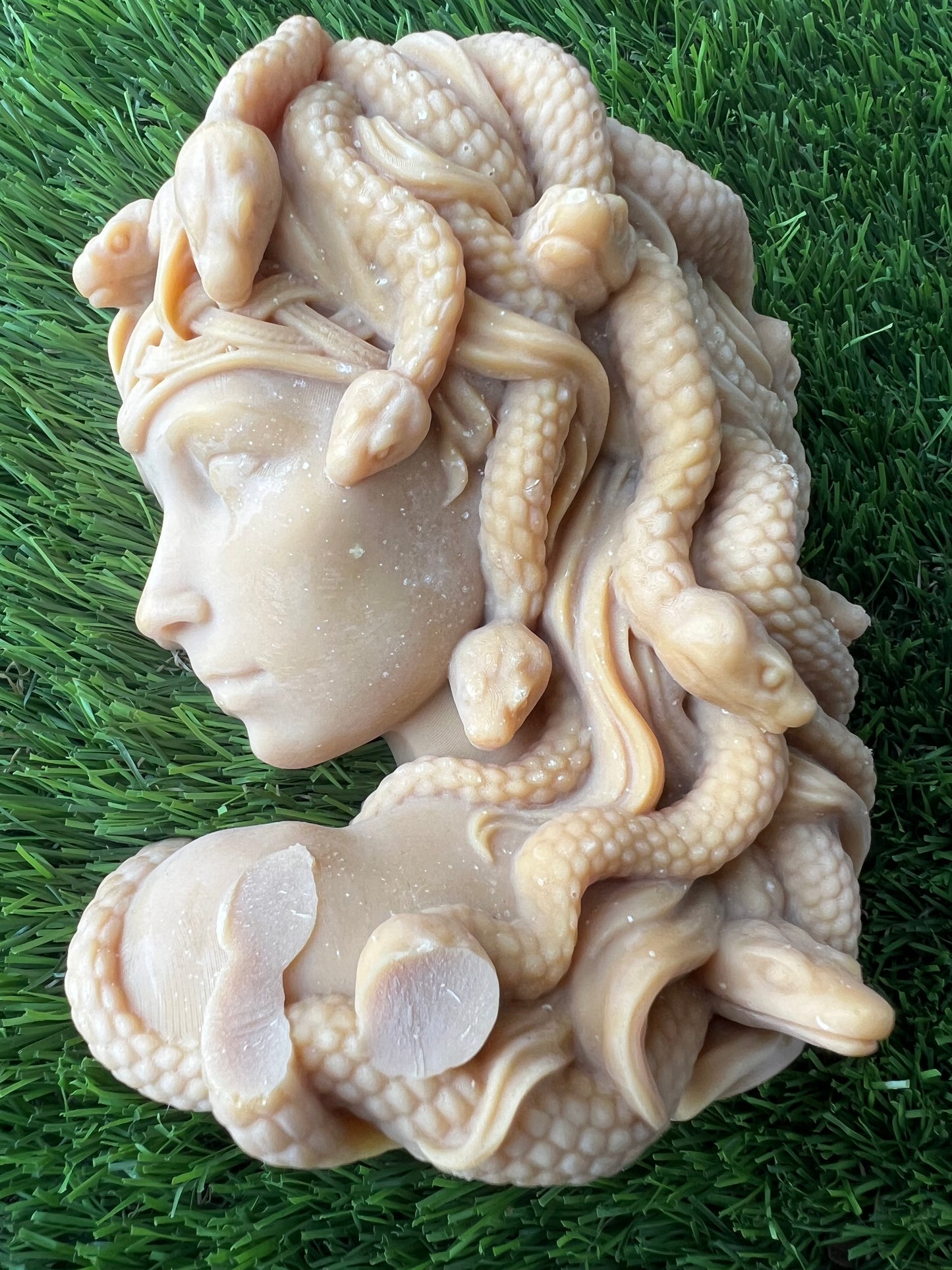 Oopsie Snake Head Woman Candle (2)