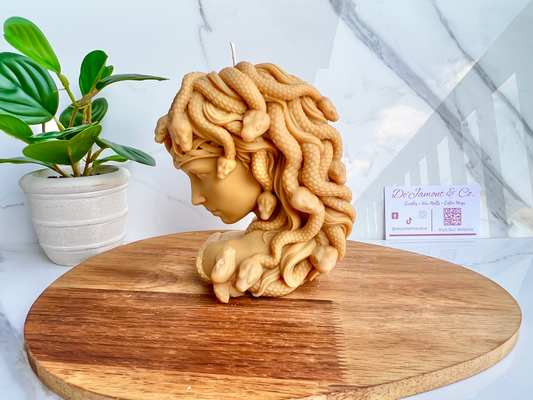 Brown Medusa Candle