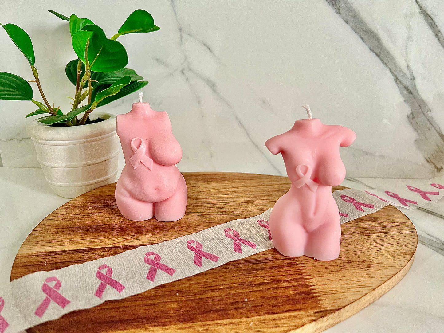 Breast Cancer Awareness Body Candles Mix