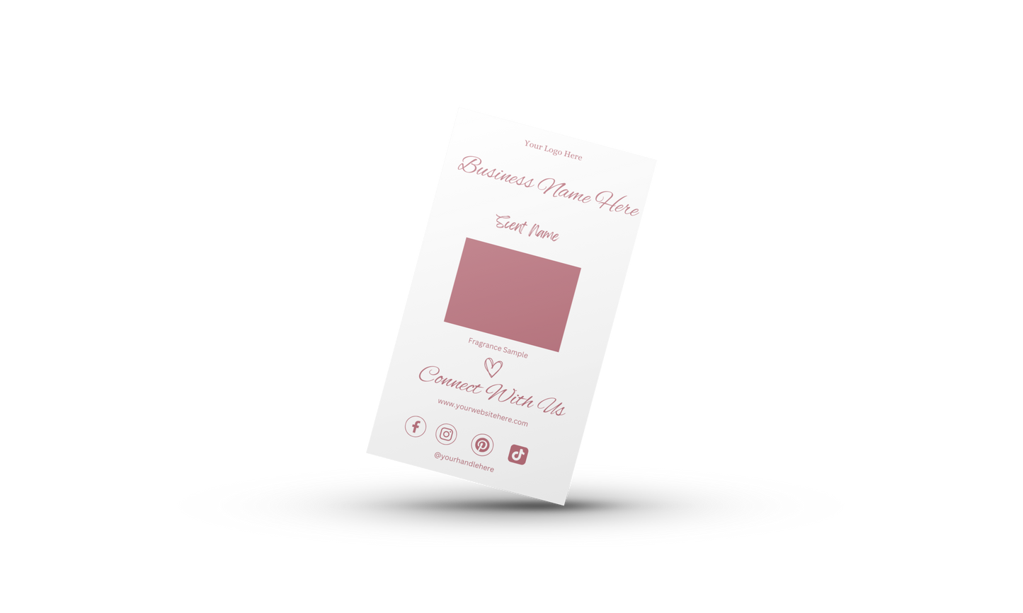 Fragrance Sample Template