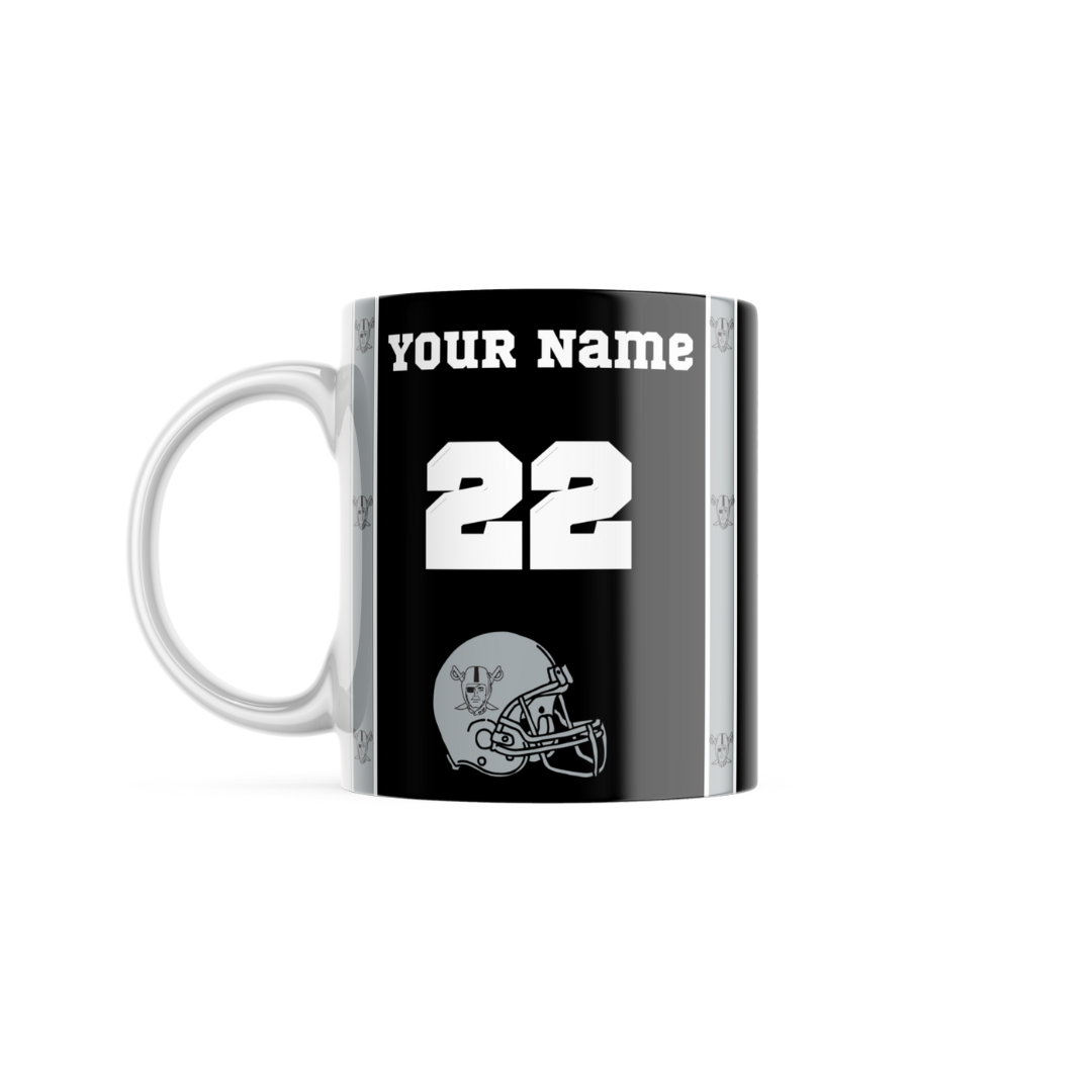 Las Vegas Raiders 11oz. Personalized Mug - White