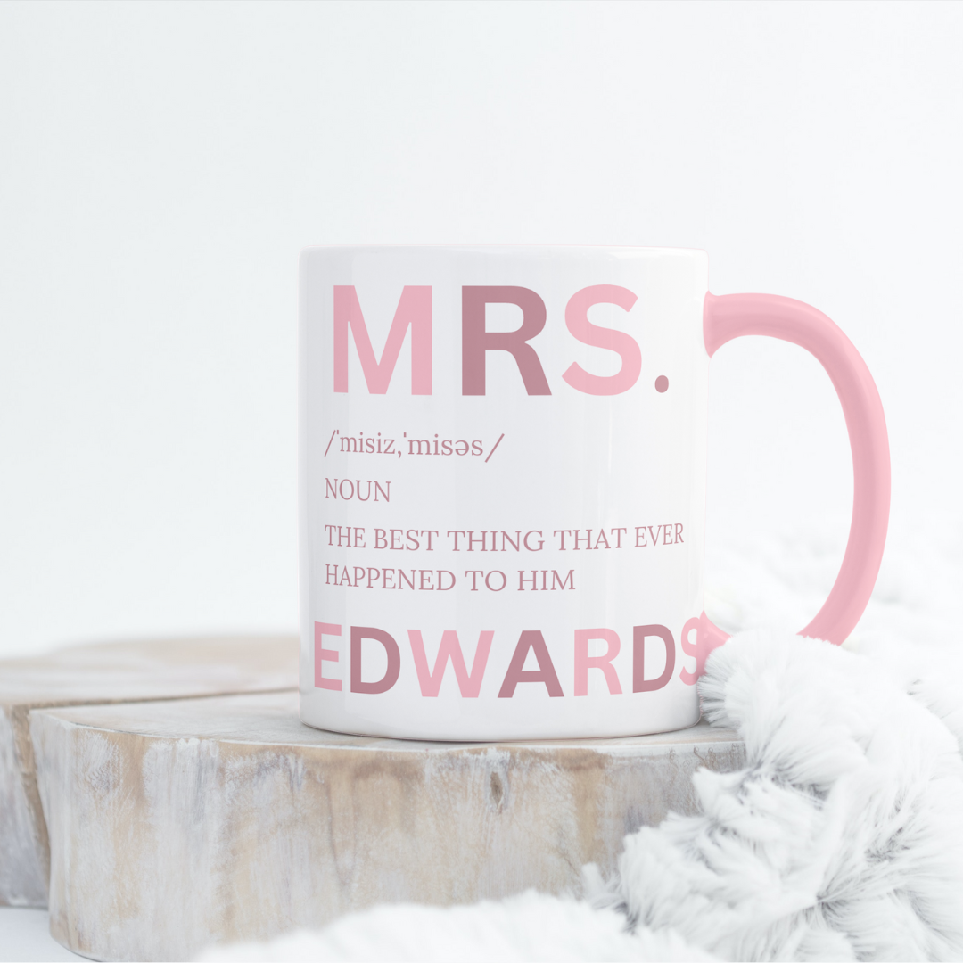 Mrs. Color Scheme Custom Mug