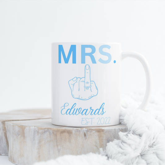 Mrs. Color Scheme Custom Mug